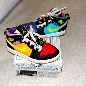Jordan 1 Mid SS (PS)- multicolor sneakers unisex